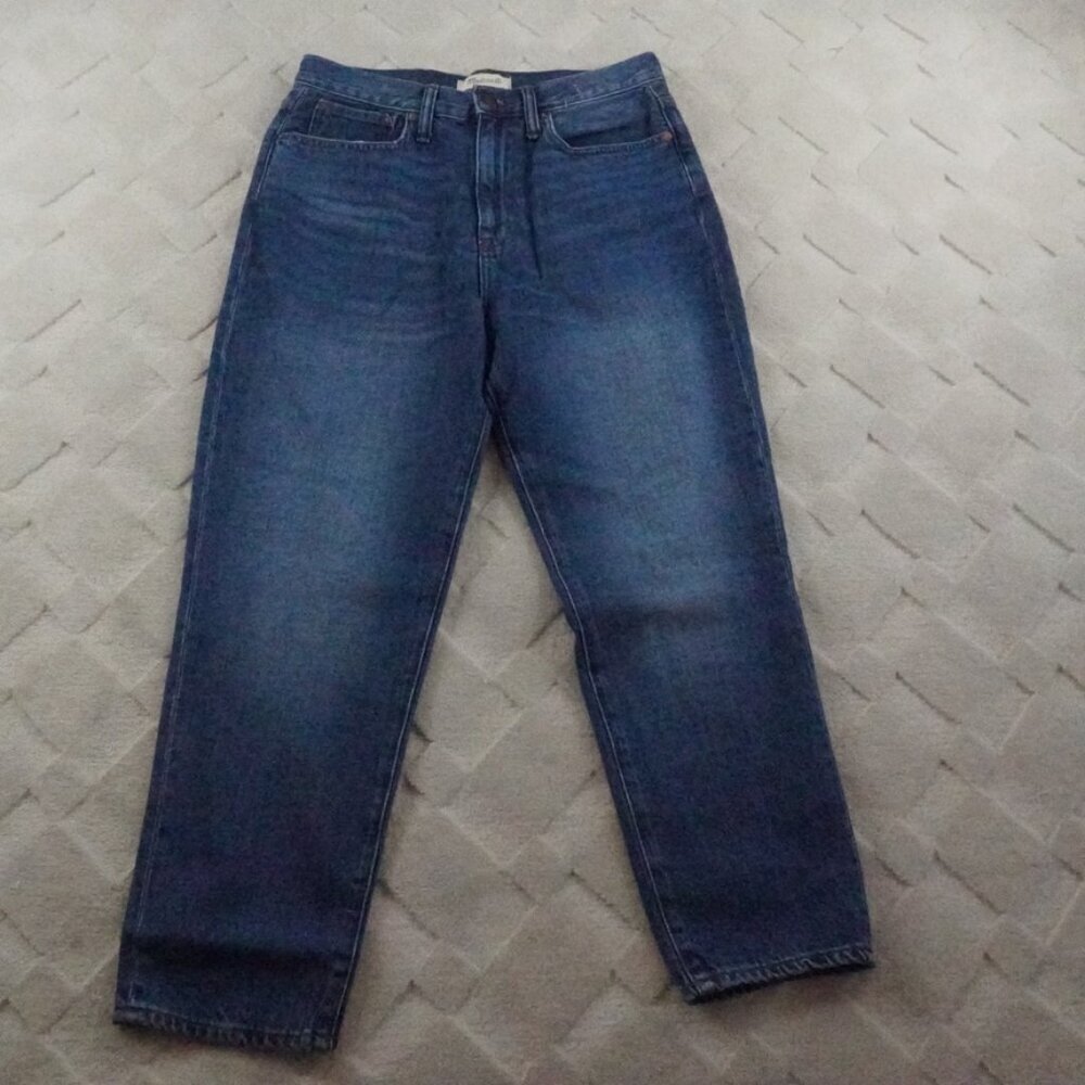 Madewell Stratfield Wash Mom Jean Womens 29 Blue Denim